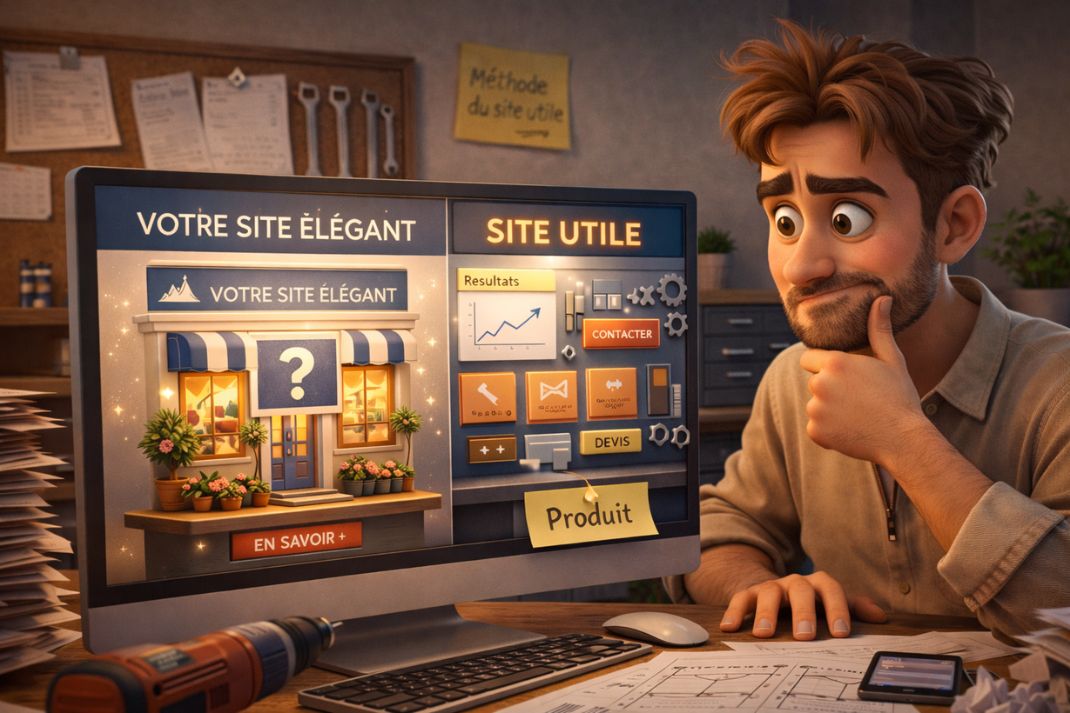 Un site web n’est pas une vitrine décorative.